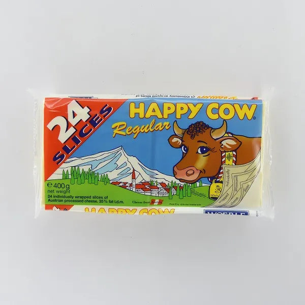 Happy Cow Cheese Slices Regular 400G
