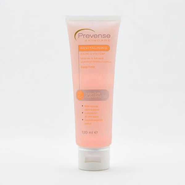 Prevense Cleansing Gel Wash Off Soap Free 120Ml