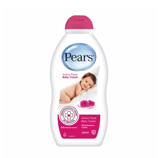 Pears Baby Cream Active Floral 200Ml