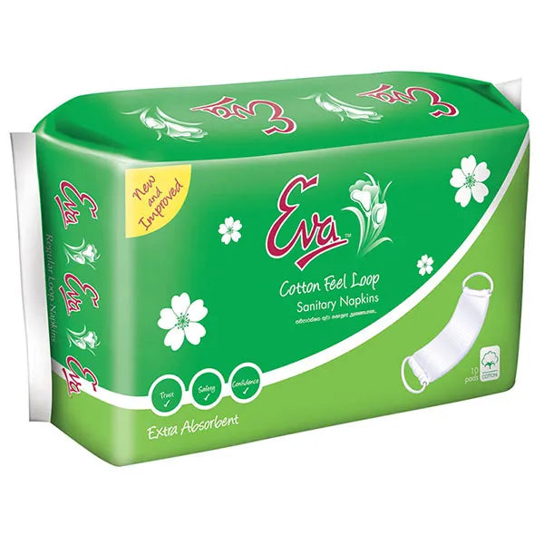 Eva Sanitary Napkins Loop Non Wings 10S