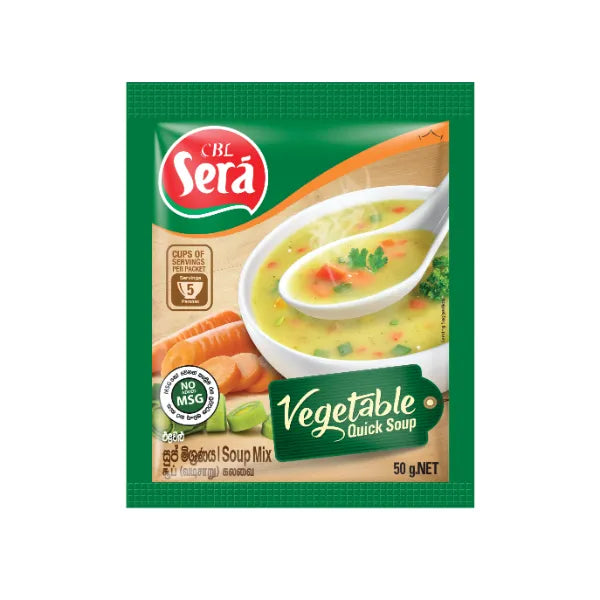 සේර එළවළු ක්ෂණික සුප් 50G