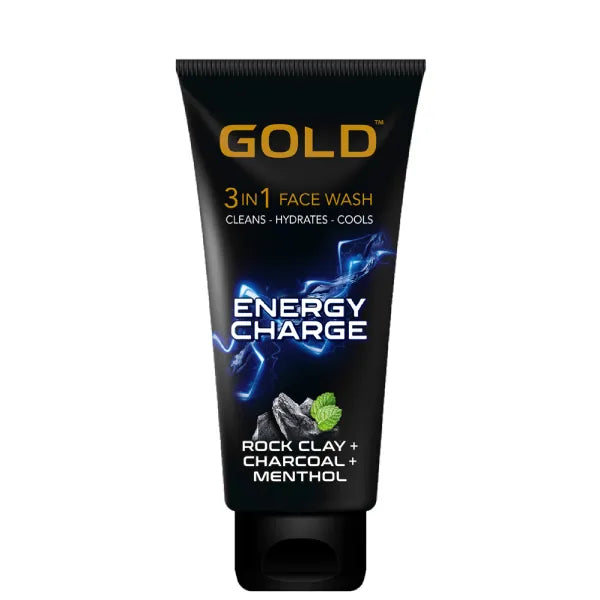 Gold 3 In 1 Mens Face Wash 50Ml