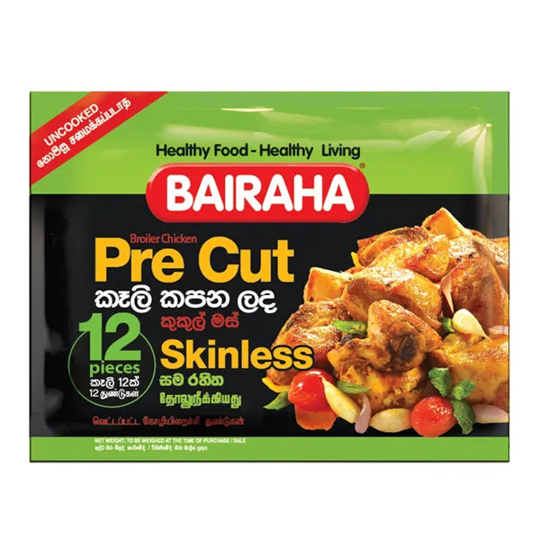 Bairaha Skinless Pre Cut Whole Chicken