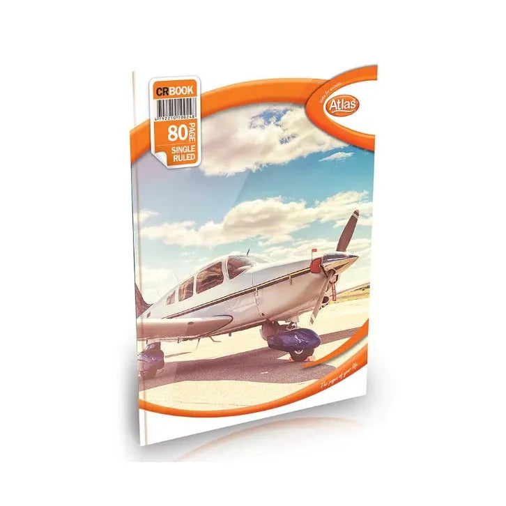 Atlas Cr Book Single Rule 80Pg