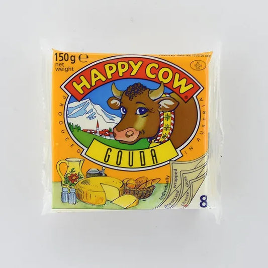 Happy Cow Cheese Slices Gouda 150G