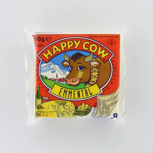 Happy Cow Cheese Slices Emmenthal 150G