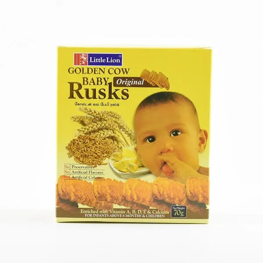 Little Lion Golden Cow Rusk Original 70G