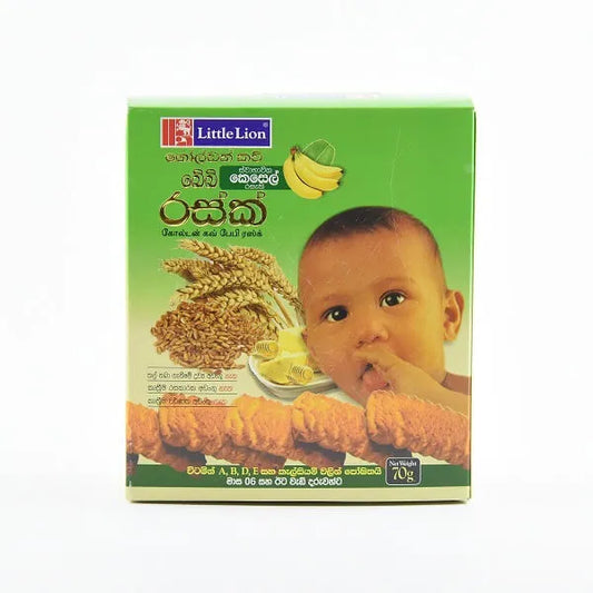Little Lion Golden Cow Rusk Banana 70G