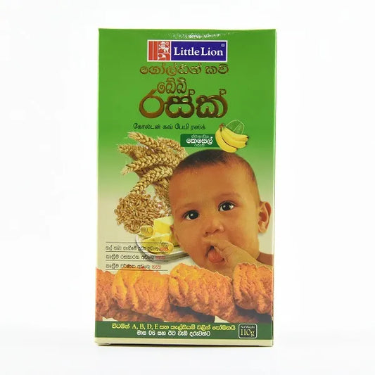 Little Lion Golden Cow Rusk Banana 125G