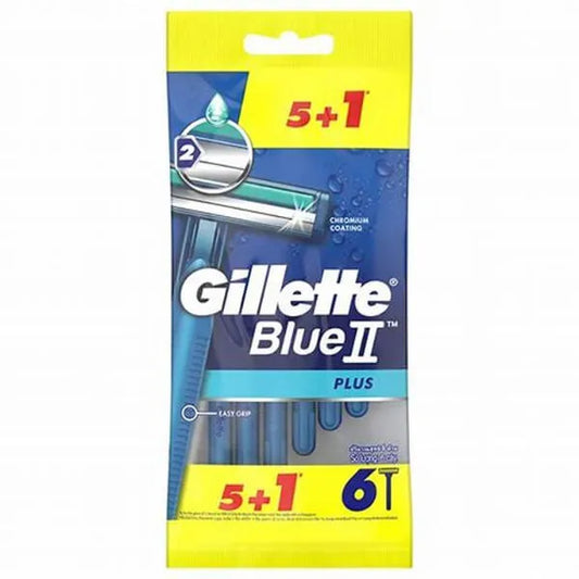 Gillette Blue Ii Plus Razor 5+1