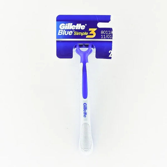 Gillette Blue 3 Razor Simple