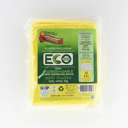 Eco Sack Garbage Bag Ldpe Oxobio S 10S