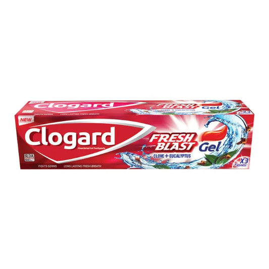 Clogard Tooth Paste Fresh Blast Gel Clove+Eucalyptus 120G