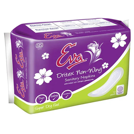 Eva Sanitary Napkins Dritex Non Wings 10S