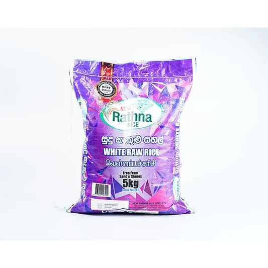 New Rathna Rice White Raw 5Kg