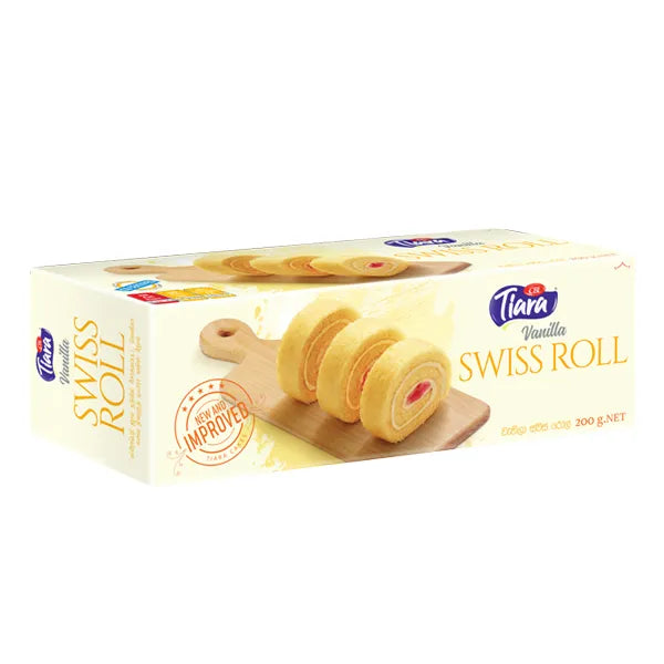 Tiara Swiss Roll Vanilla 200G