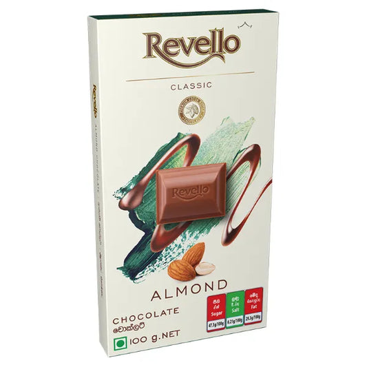 Revello Almond Chocolate 100G