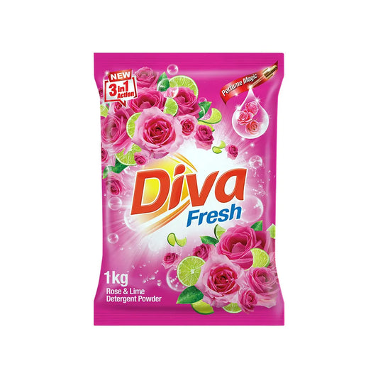 Diva Rose & Lime Detergent Powder 1Kg