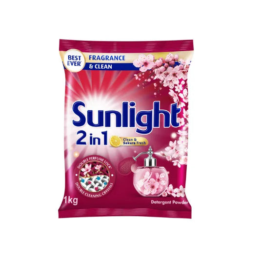 Sunlight Sukura Washing Detergent Powder 1Kg