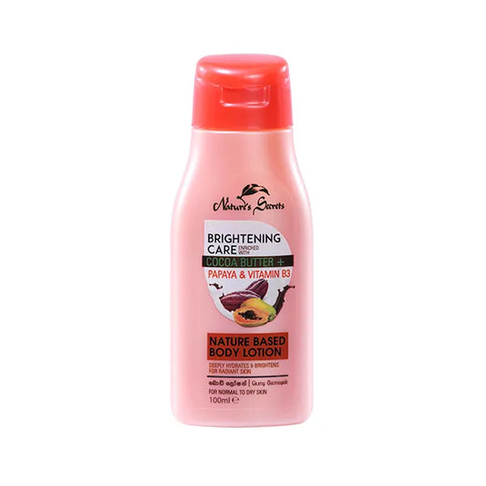 Nature'S Secrets Body Lotion Brightening Care With Papaya & Vitamin B3 100Ml