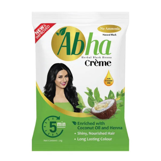 Abha Herbal Black Henna Crème 21G