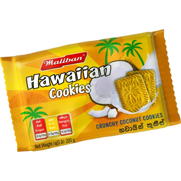 Maliban Hawaiian Cookies Biscuit 200G