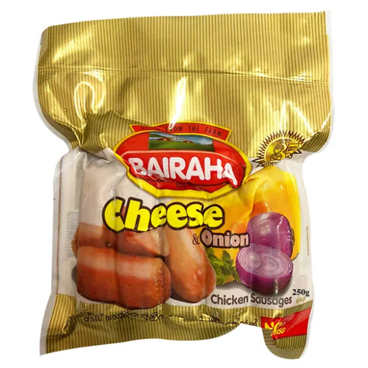Bairaha Cheese And Onion Sausages 250G
