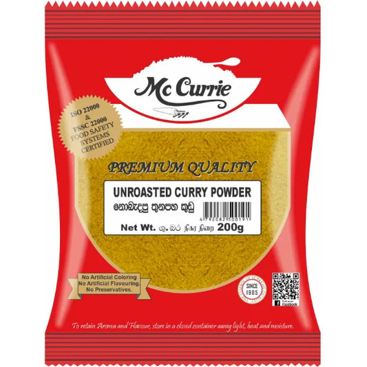 Mccurrie Unroasted Curry Powder 200G