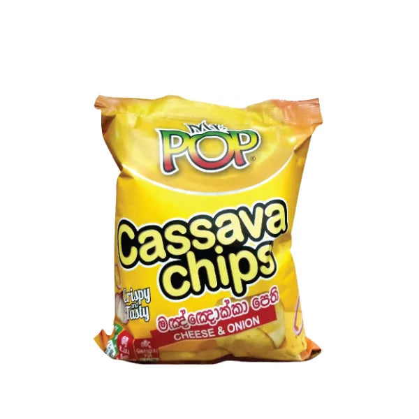 Mr. Pop Cassava Chips Cheese & Onion 100G