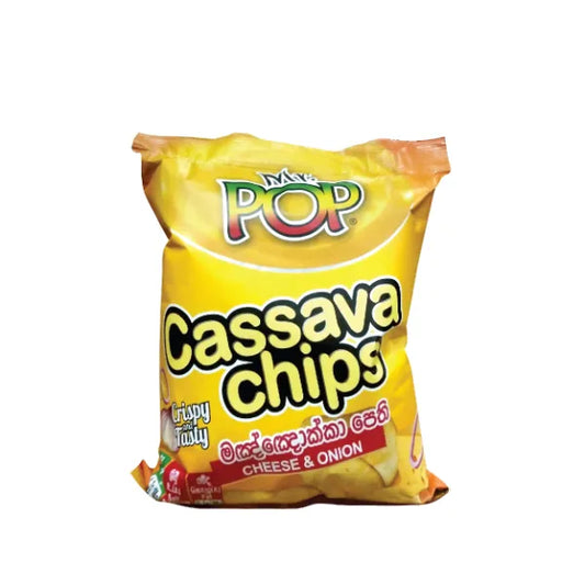 Mr. Pop Cassava Chips Cheese & Onion 100G