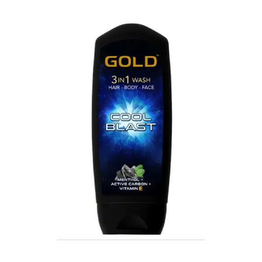 Gold 3 In 1 Mens Shower Gel 200Ml