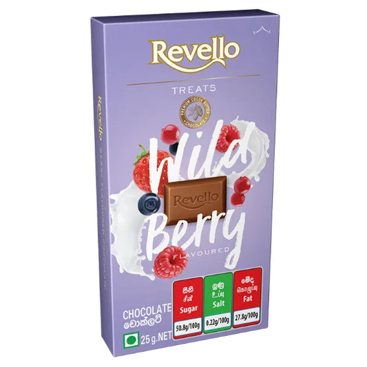 Revello Treats Wild Berry Chocolate 25G