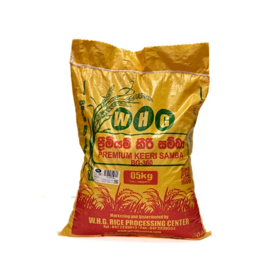 W.H.G PREMIUM KEERI SAMBA RICE 5KG