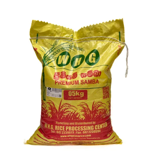 W.H.G PREMIUM SAMBA RICE 5KG