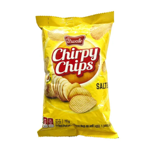 Uswatte Chirpy Chips Salted 73G
