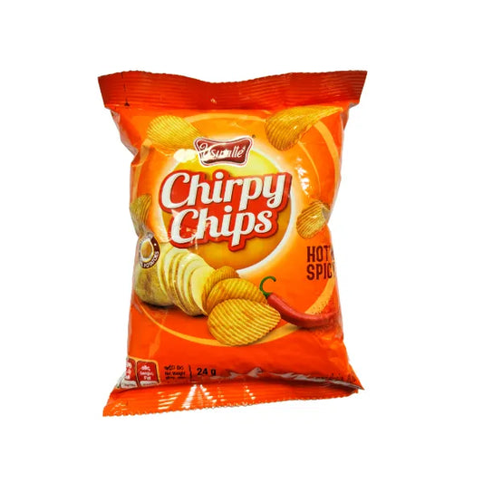 Uswatte Chirpy Chips Hot & Spicy 24G