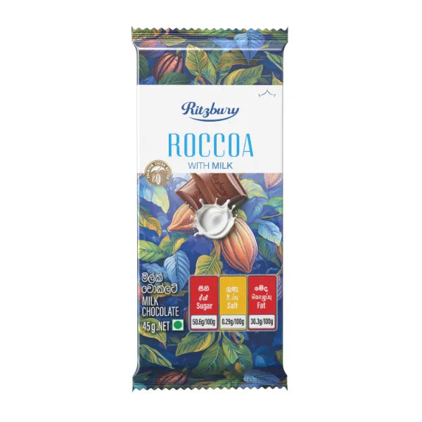 Ritzbury Roccoa Milk Chocolate 45G