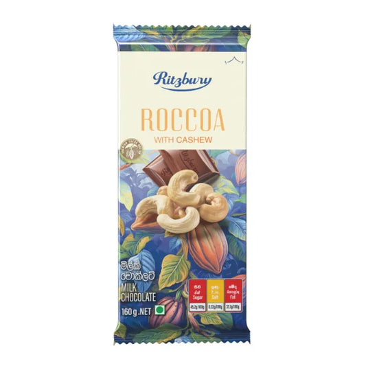 Ritzbury Roccoa Cashew Chocolate 160G