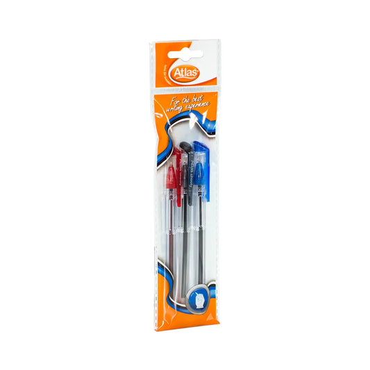 Atlas Chooty Pen Assorted – Pack Of 3