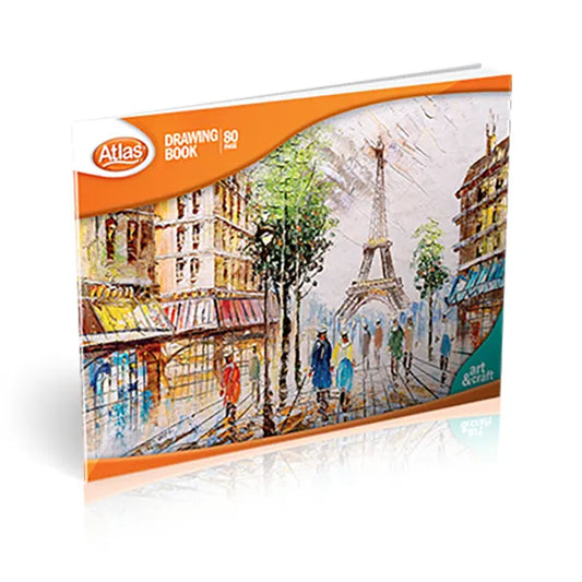 Atlas Drawing Book Small 80Pgs