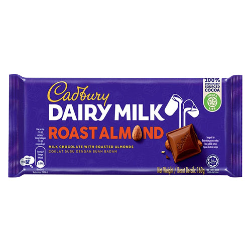 CADBURY DAIRY MILKR.ALMOND 160g