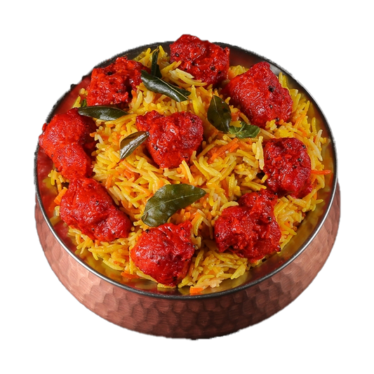 CHICKEN 65 DUM BIRIYANI