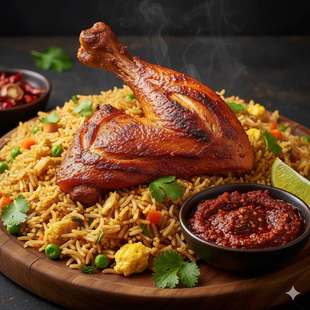 Tandoori Chicken Fried Rice